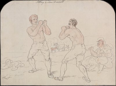Resolviendo una disputa amorosa de Thomas Rowlandson